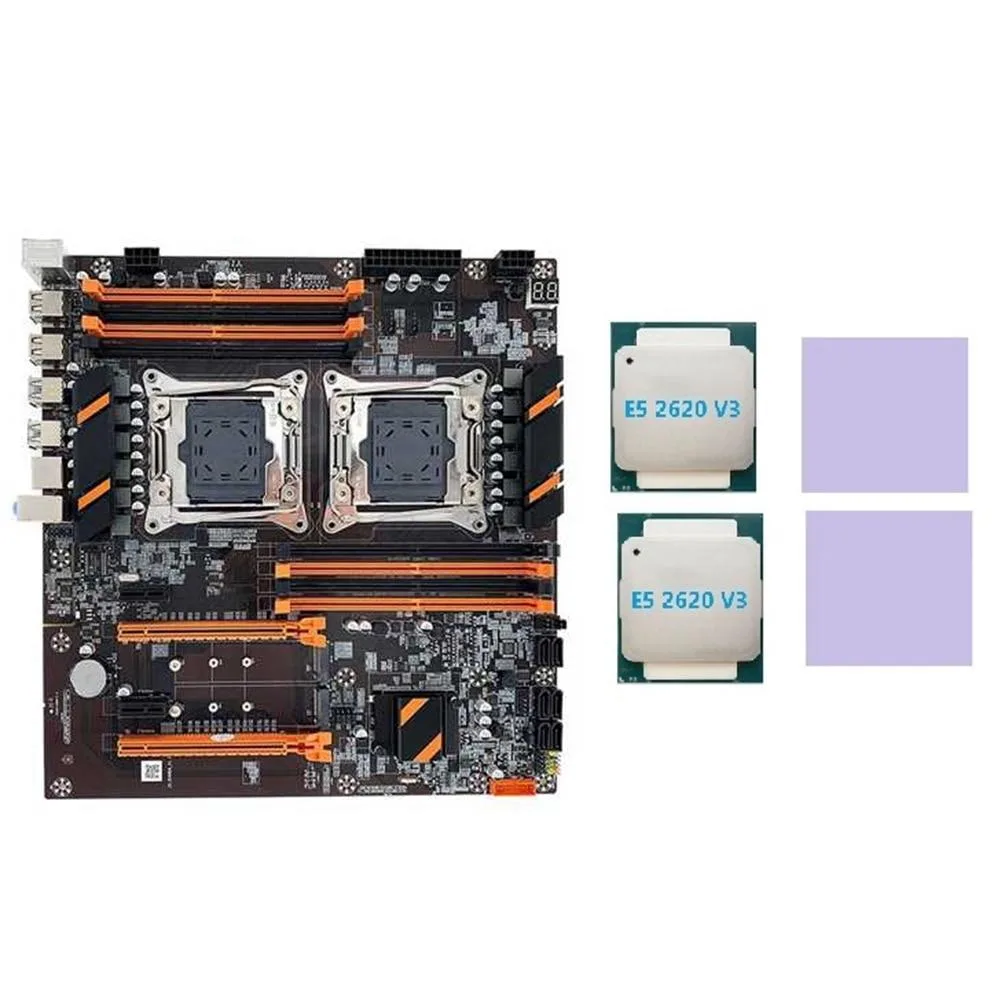 YINGHUA YINGHUA X99 Dual LGA 2011 Server Motherboard 2×E5-2620 V3 — product photo