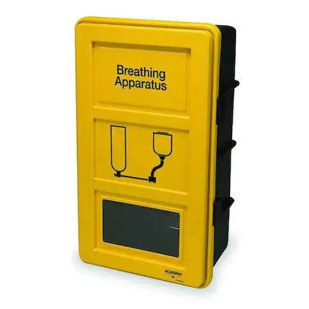 Allegro Allegro 4100 SCBA Wall Cabinet Plastic 20 in W x 32 1/2 in H x 13 in D personal protective equipment — product photo