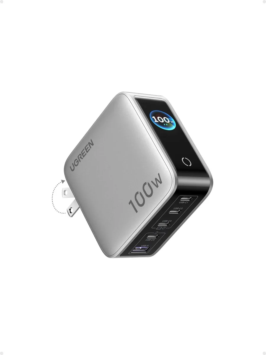 2-Power X773 100W GaN USB C Charger 5-Port ac adapter — product photo