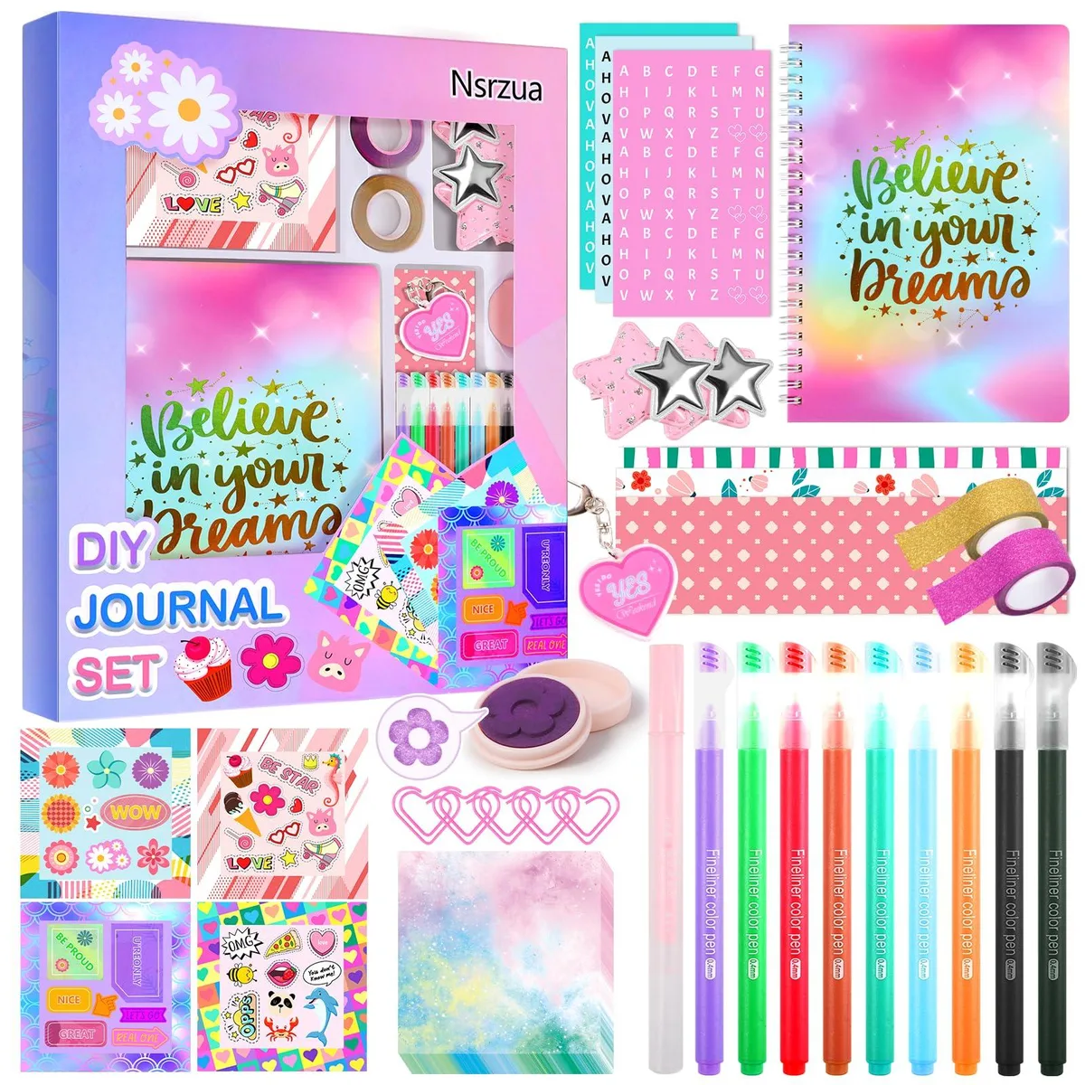  Nsrzua Nsrzua-02 DIY Journal Kit beading 11 x 13.4 x .67 inches — product photo