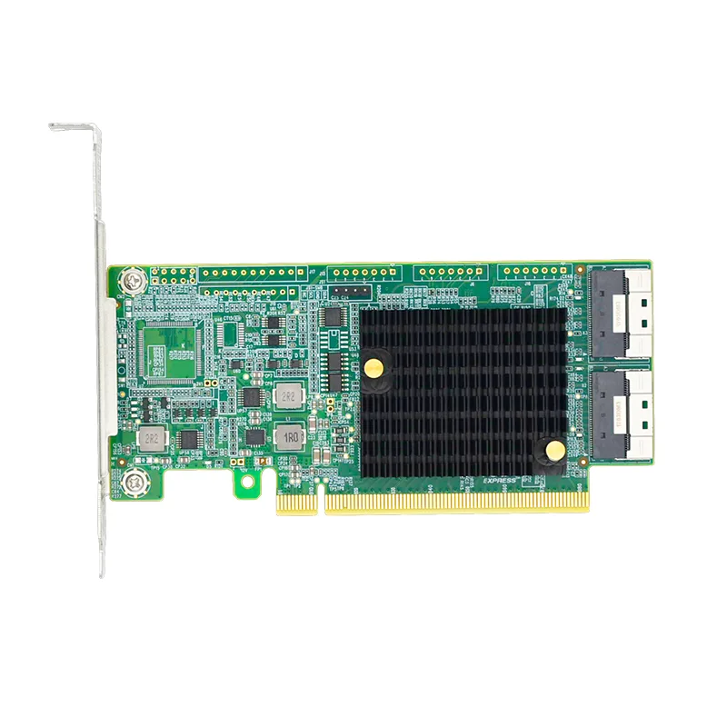 Shenzhen Lianrui Information Technology Shenzhen Lianrui Information Technology LRNV9F24 PCIe 4.0 x16 to Two SlimSAS SFF-8654 8i Retimer Adapter — product photo