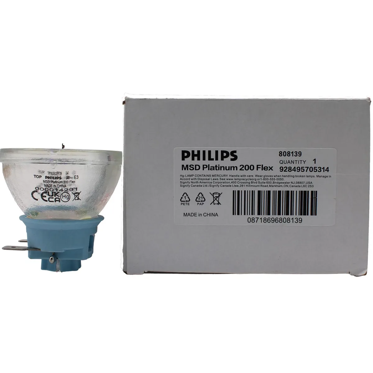 Jaspertronics Jaspertronics Terbly V240BS-LAMP 200W arc standard bulb — product photo