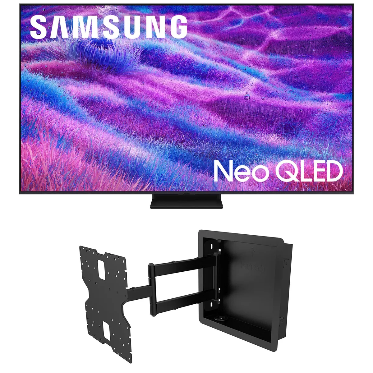 SAMSUNG SAMSUNG QN55QN80FAFXZA 55" Neo QLED 4K TV with Kanto R400 Mount — product photo