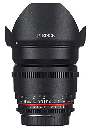 Rokinon Rokinon 16mm T2.2 Cine Wide Angle Lens Nikon F Mount camera lens — product photo
