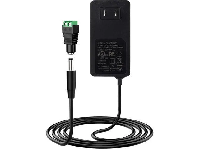 LORDWORLD LORDWORLD 12V 5A 60W Power Supply 5.5x2.1mm Plug — product photo