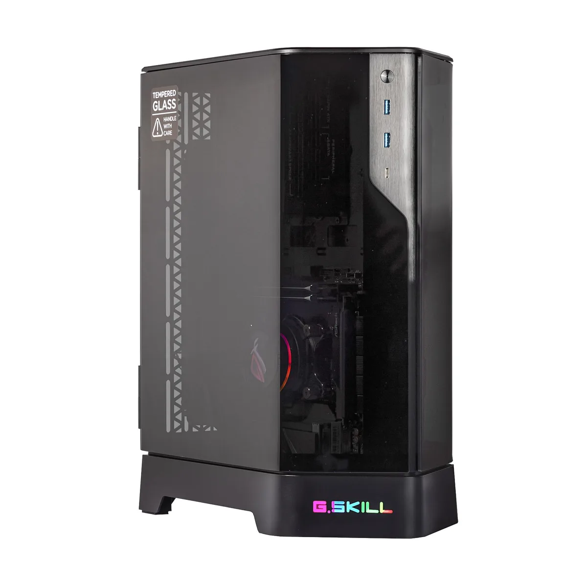 Velztorm Velztorm Zenix Ryzen 5 5600X Radeon RX 9070 XT 32GB DDR4 2TB PCIe SSD 240mm AIO gaming PC — product photo
