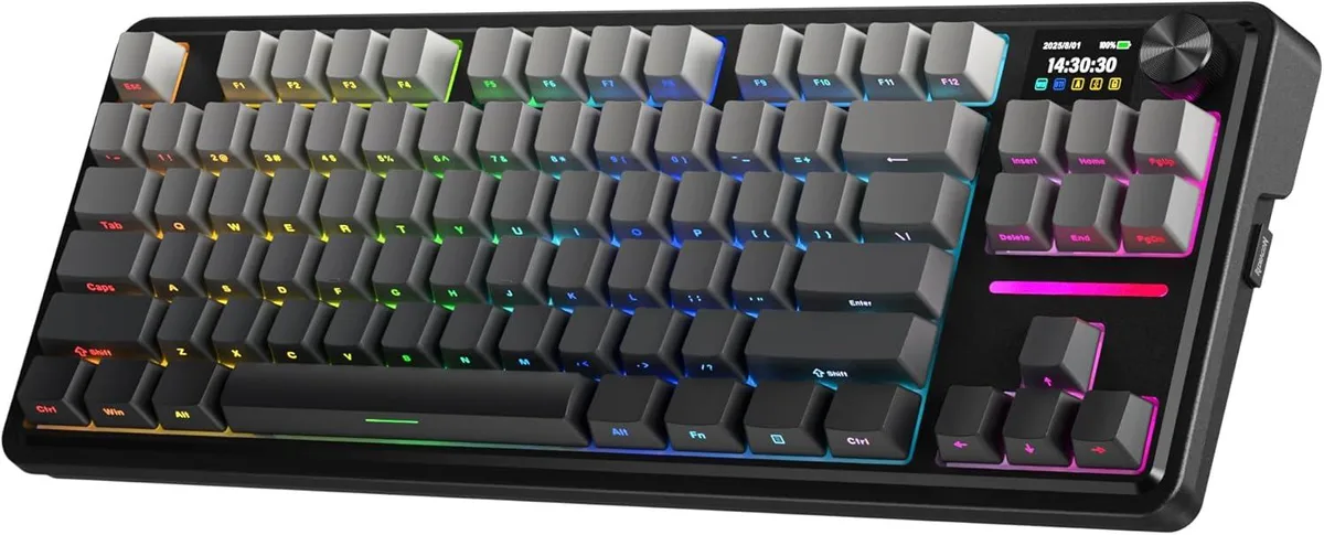 Redragon Redragon K743 PRO GB 80% Gasket Gaming Keyboard 1.41 in TFT Screen 84 Keys — product photo