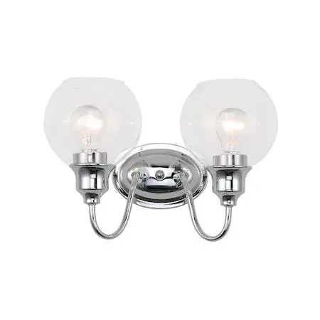 Maxim Maxim Ballord 2-Light 14" Polished Chrome Vanity Light — product photo