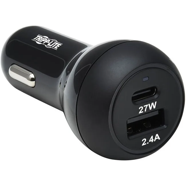 Tripp Lite Tripp Lite U280-C02-39W-1B 39W Dual USB Car Charger — product photo