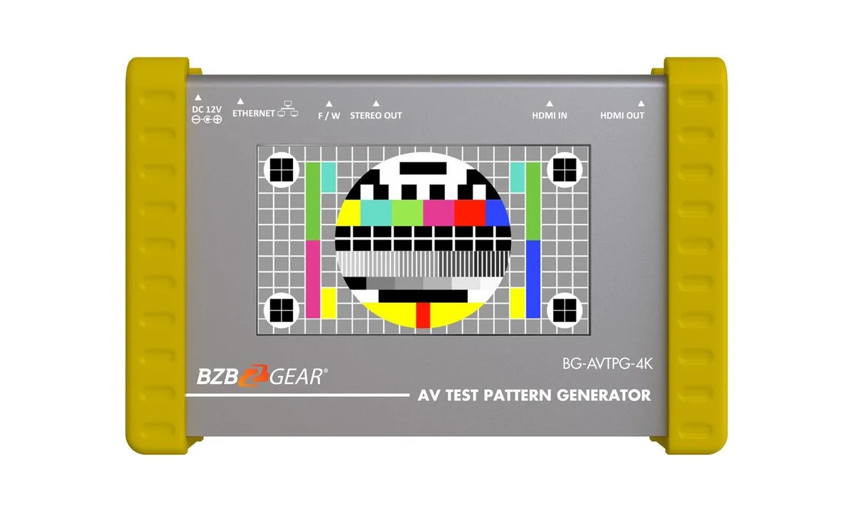 BZBGEAR BZBGEAR BG-AVTPG-4K HDMI 2.0 18Gbps Video Test Pattern Generator Analyzer with Ethernet — product photo