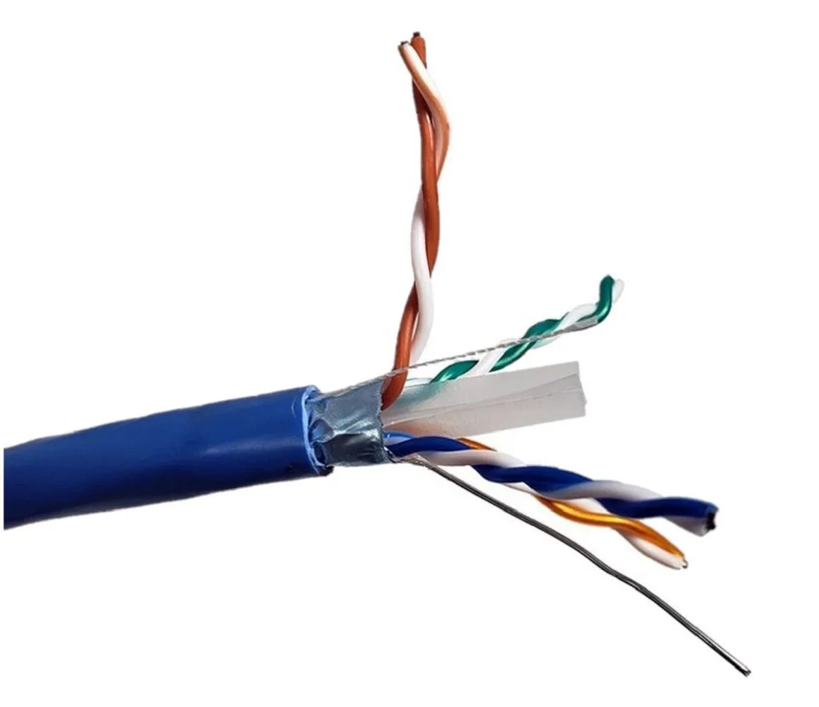 Micro Connectors Micro Connectors CAT6 Shielded 23 AWG 250 ft Blue 10-Pack RJ45 — product photo