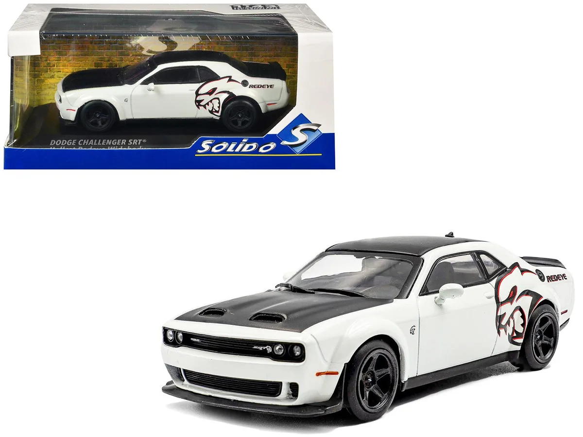 Solido Solido 2020 Dodge Challenger SRT Hellcat Redeye Widebody White Knuckle 1/43 Diecast Hobby Collectible — product photo