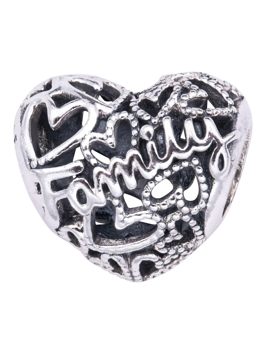 PANDORA PANDORA Heart Sterling Silver Family Charm — product photo