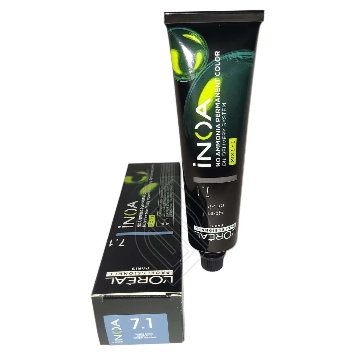 L'Oreal L'Oreal Inoa #7.1 Ash Blonde Ammonia Free Permanent Hair Color 60g — product photo