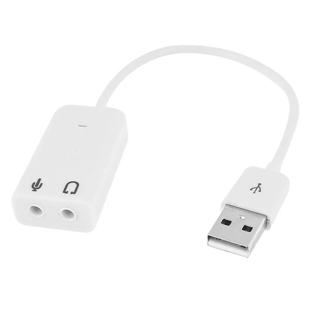 Unique-Bargains Unique-Bargains 7.1 Channel USB 2.0 3D Sound Card Audio Adapter White — product photo