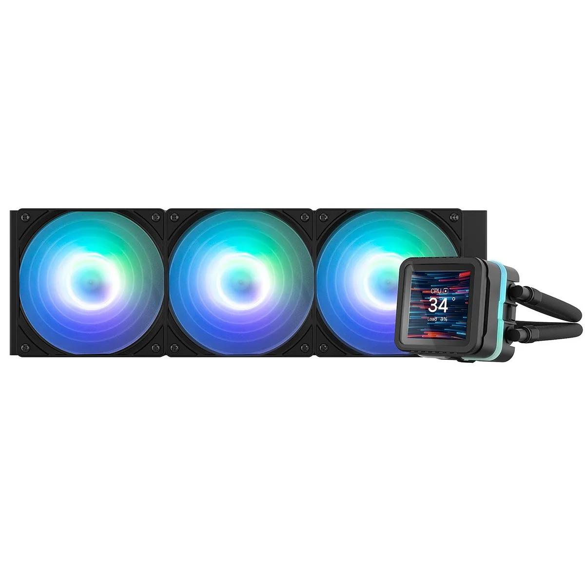 Zalman Zalman Alpha 2 DS 360 liquid cooler 350W 2.73" LCD Black — product photo