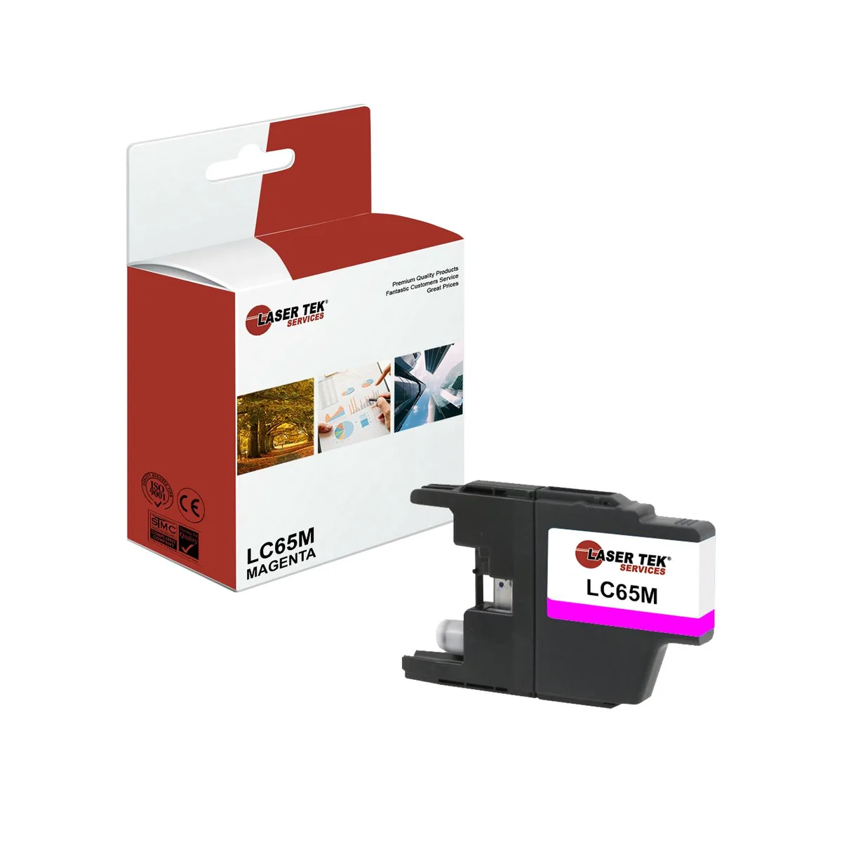 Laser Tek Services Laser Tek Services Magenta Compatible Ink Cartridge LC65M 750 Pages — product photo