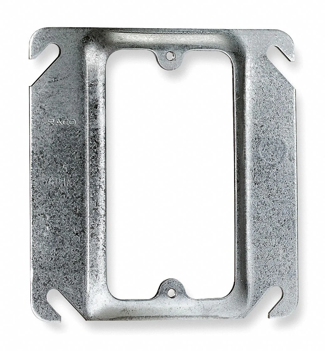 Hubbell Incorporated Hubbell Incorporated RACO 771 Mud Ring 1 Gang Galvanized Zinc — product photo