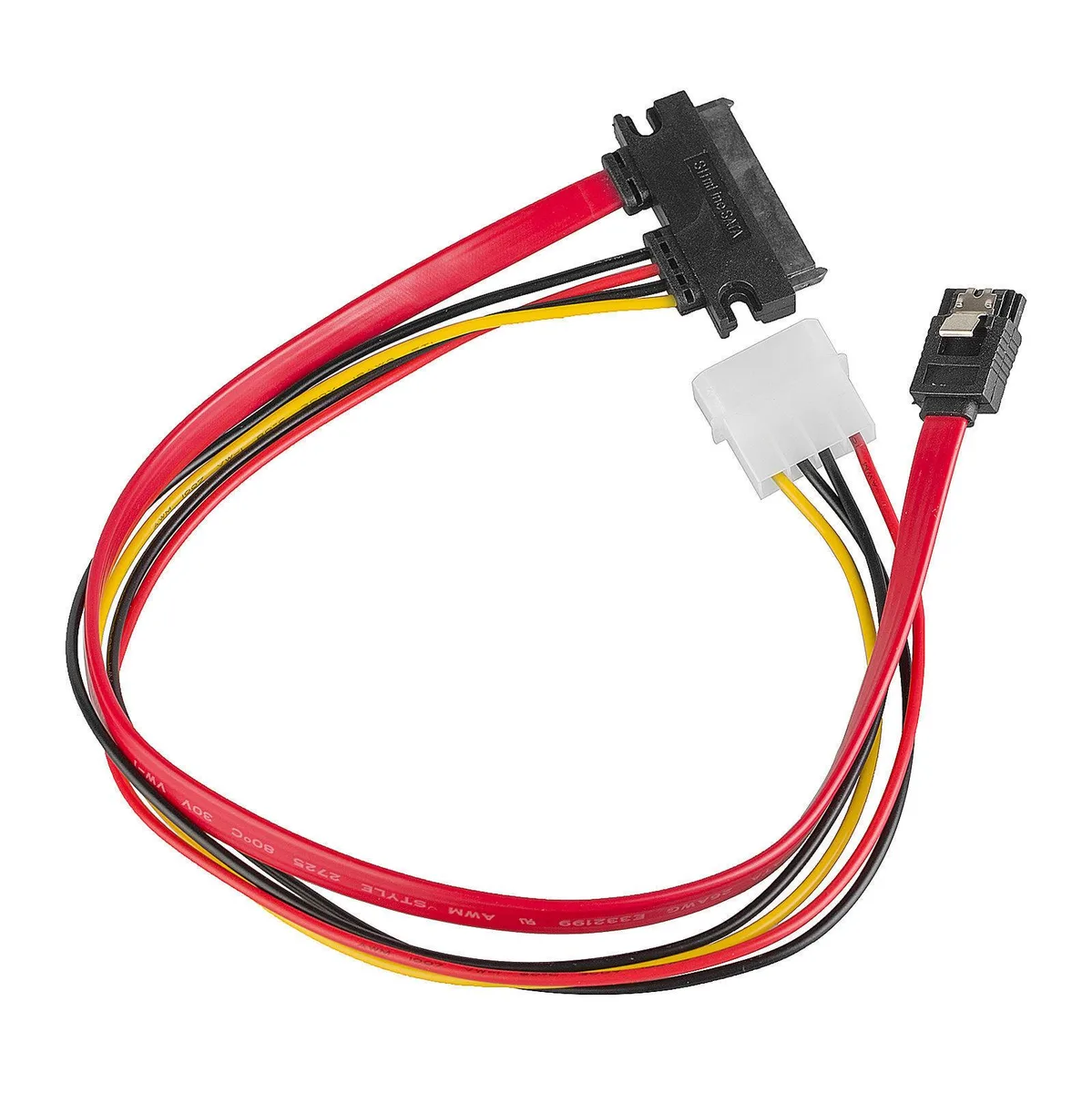 QAREQU QAREQU SATA 22pin to 7pin Data + 4pin IDE Power Cable 40cm — product photo