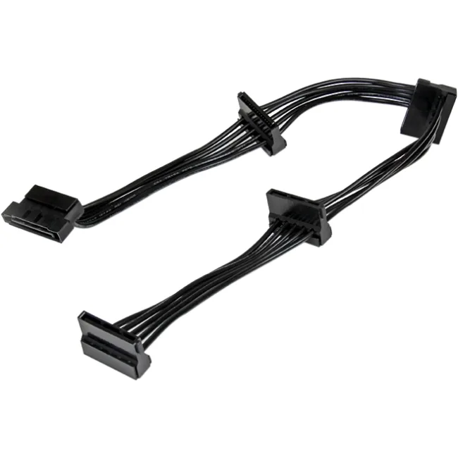 STARTECH STARTECH PYO4SATA 1-to-4 SATA power splitter cable 15.7 in 18 AWG — product photo