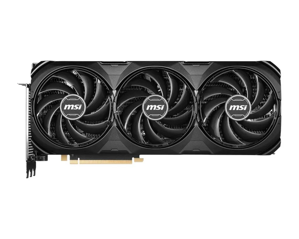 MSI MSI RTX 4070 Ti SUPER 16G Ventus 3X Black OC 2640 MHz graphics card — product photo