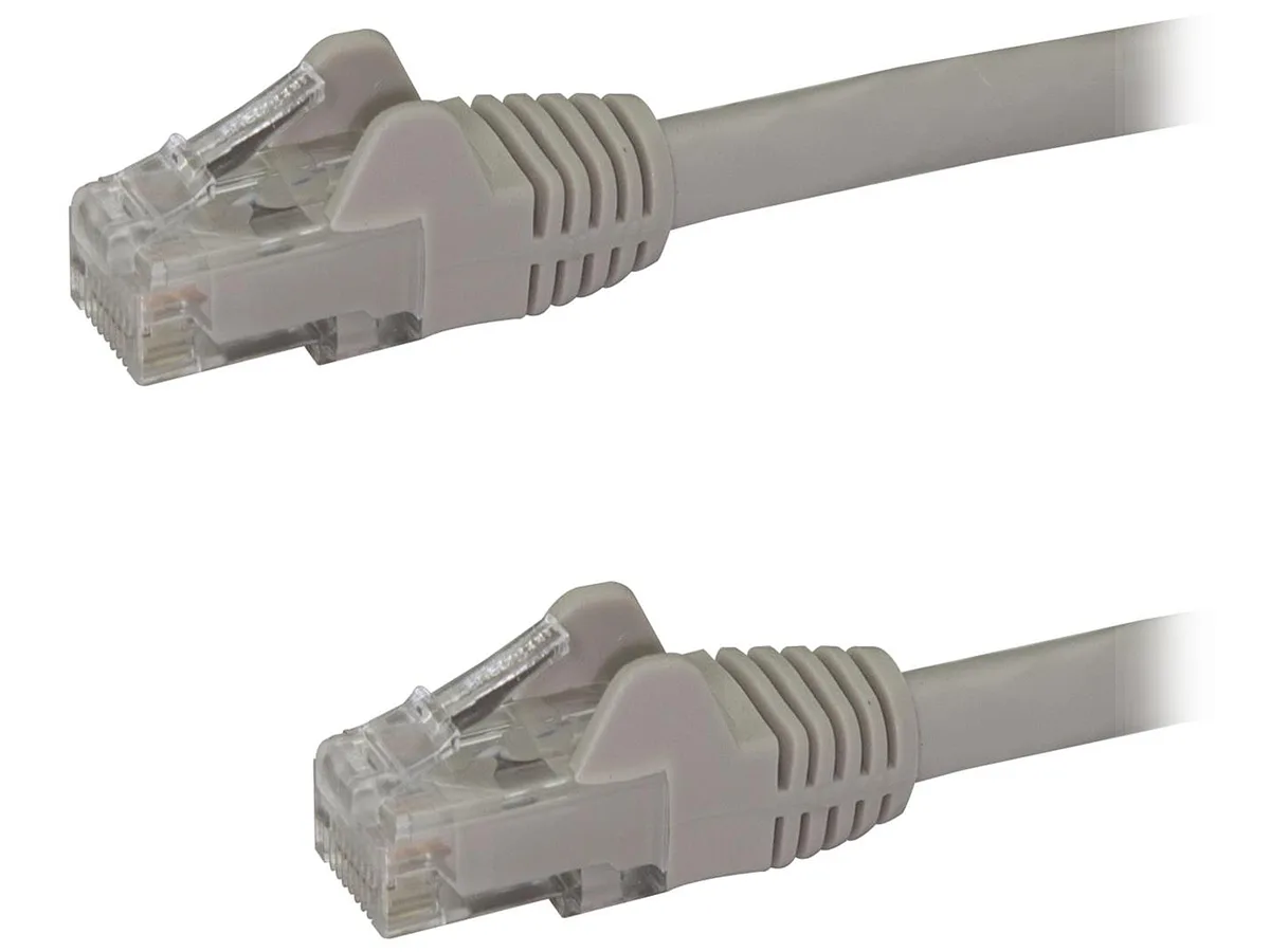STARTECH STARTECH N6PATCH1GR 1 ft Gray Cat6 network ethernet cable — product photo