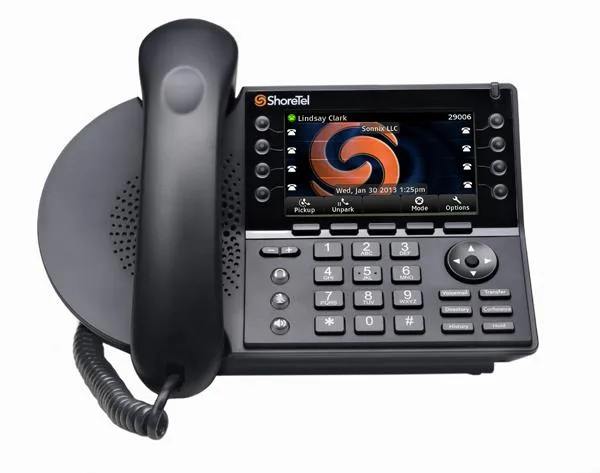ShoreTel, Inc ShoreTel, Inc IP 485G VoIP telephone black 480x272 Gigabit Ethernet — product photo