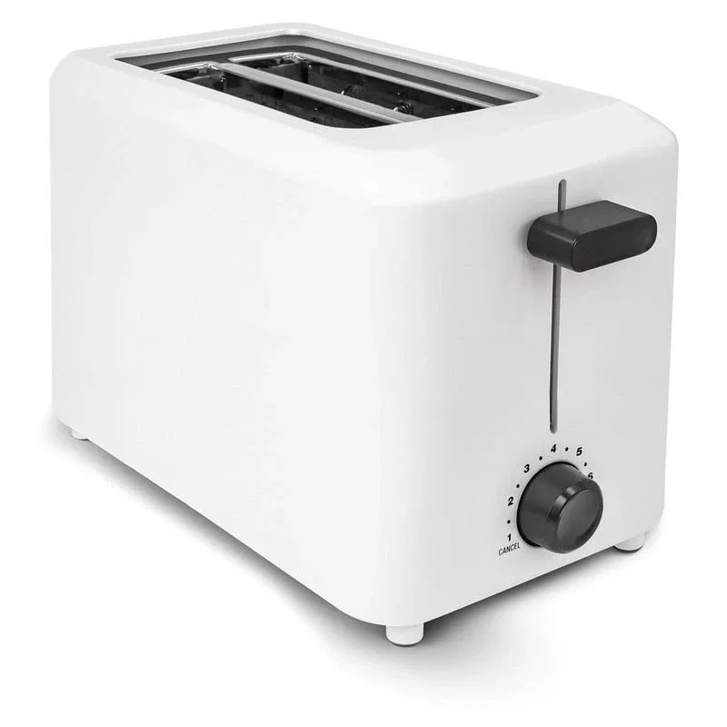 Elite Cuisine Elite Cuisine ECT1256 2-slice toaster, white, 1.25-inch slots — product photo