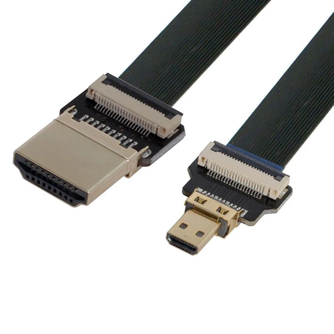 LORDWORLD LORDWORLD Micro HDMI to HDMI Flat Cable .5M 1080P — product photo