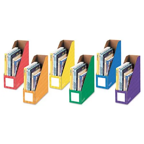FELLOWES FELLOWES 3381901 Educational Supply Bankers Box 4.25 X 11.38 X 12.88 Magazine File Holders 3 Pack — product photo