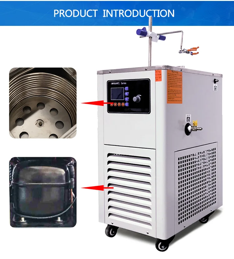 HNZXIB HNZXIB DFY-10/10 10L constant temperature bath -10°C to 98°C magnetic stirring — product photo