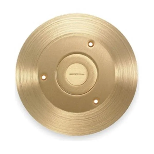 Hubbell Incorporated Hubbell Incorporated SF2525 Brass Floor Box Cover video accessory — product photo