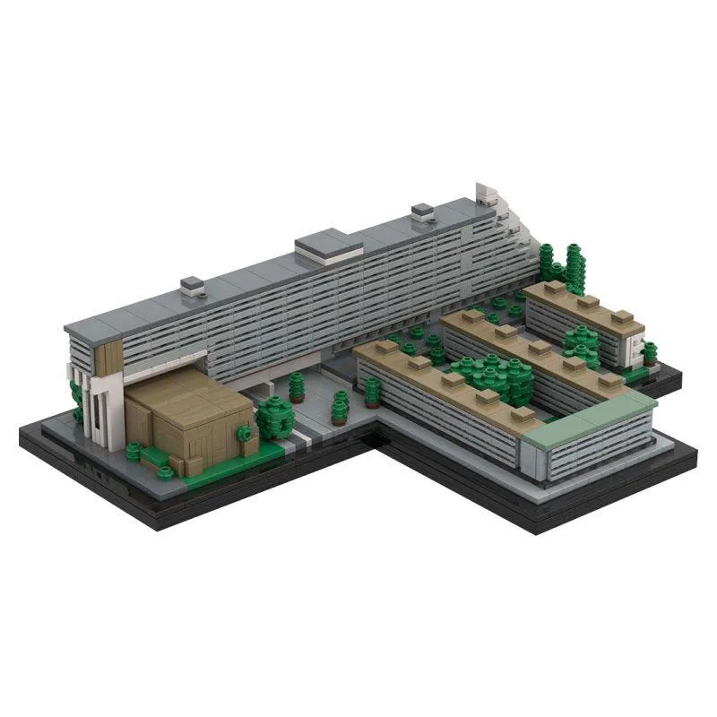 ZITIANYOUBUILD ZITIANYOUBUILD MOC-239843 Berlin Pallasseum Building Blocks Set 1579PCS — product photo