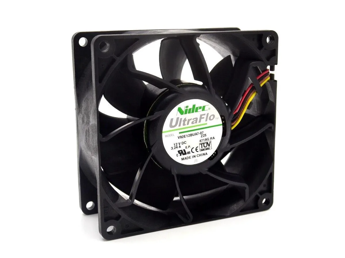 Fans Fans 9238 V92E12BUA7-07 T35A3 12V 3.24A case fan — product photo