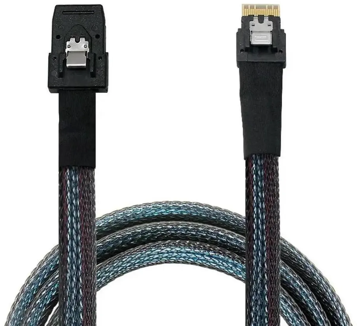 SMUGDESK SMUGDESK SlimSAS SFF8654 4i to SFF8087 SAS cable 1M — product photo
