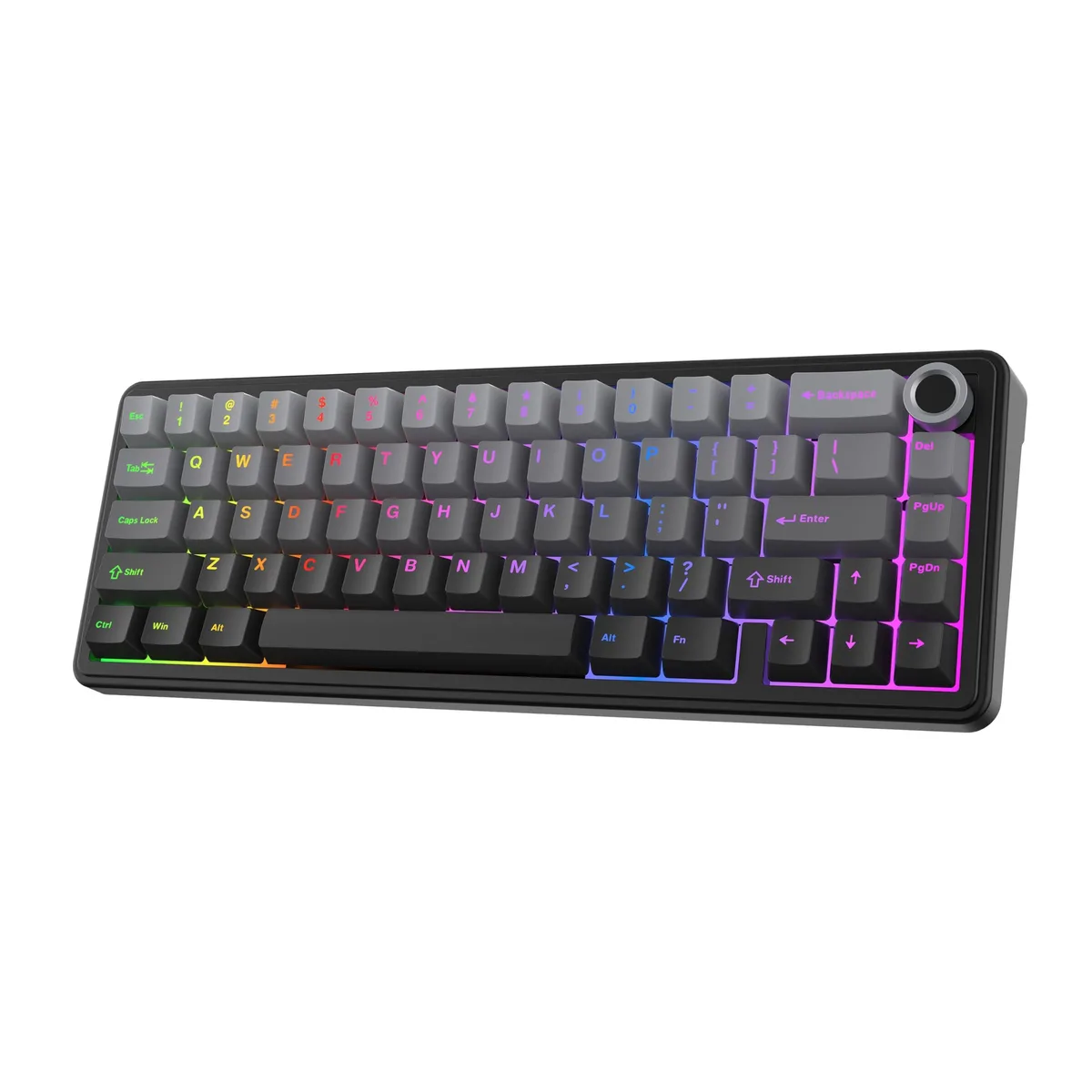 Epomaker Epomaker F65 PRO Wireless Mechanical Gaming Keyboard Gradient Grey Graywood V3 Switch 66 Keys — product photo