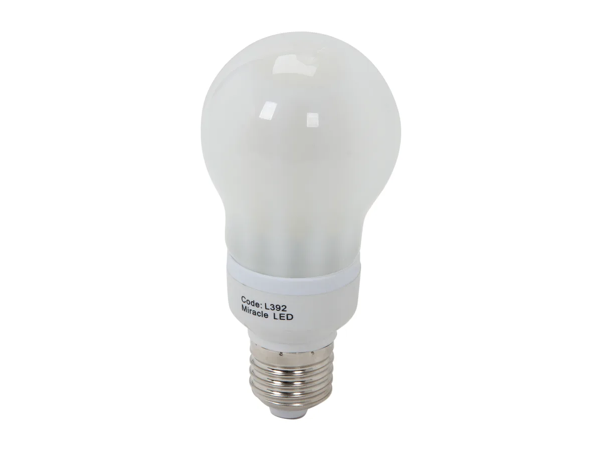 Frosted A19 LED bulb with E26 base