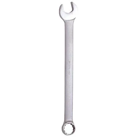 Westward 36A199 17mm combination wrench, satin finish alloy steel