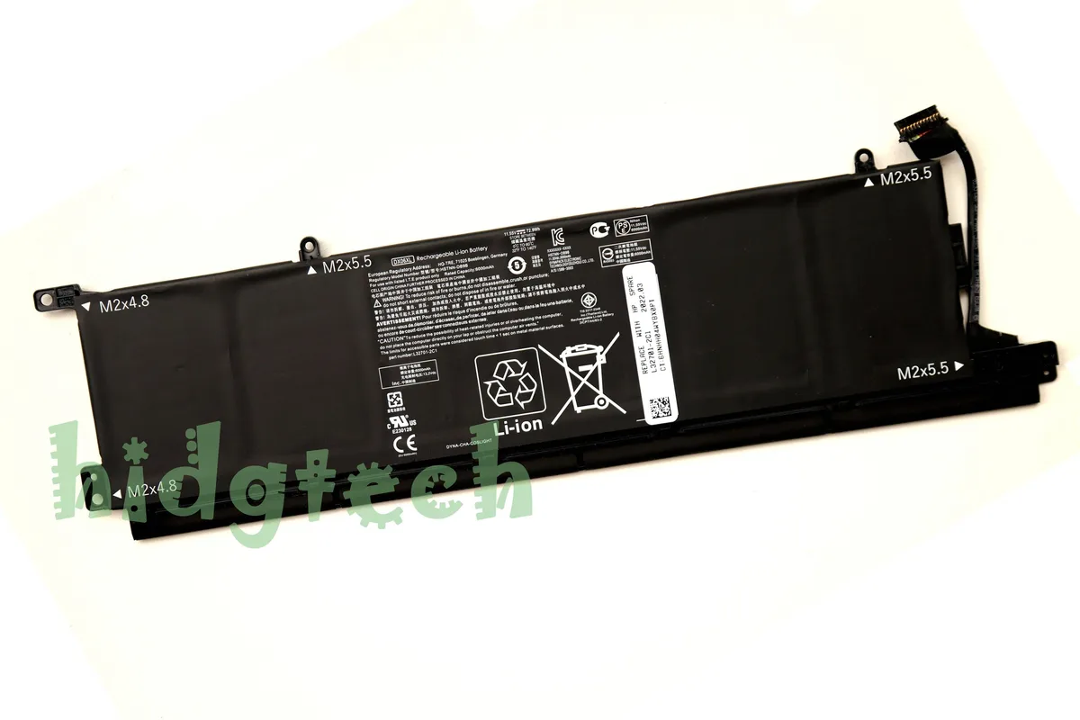 Beisite Beisite DX06XL laptop battery 72.9Wh 11.55V for Omen X 2S 15-dg0018TX — product photo
