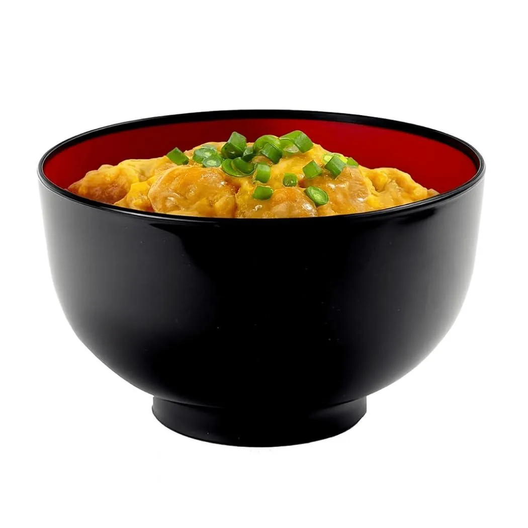 JapanBargain K308-1 dining bowl, 38 oz, black — product photo
