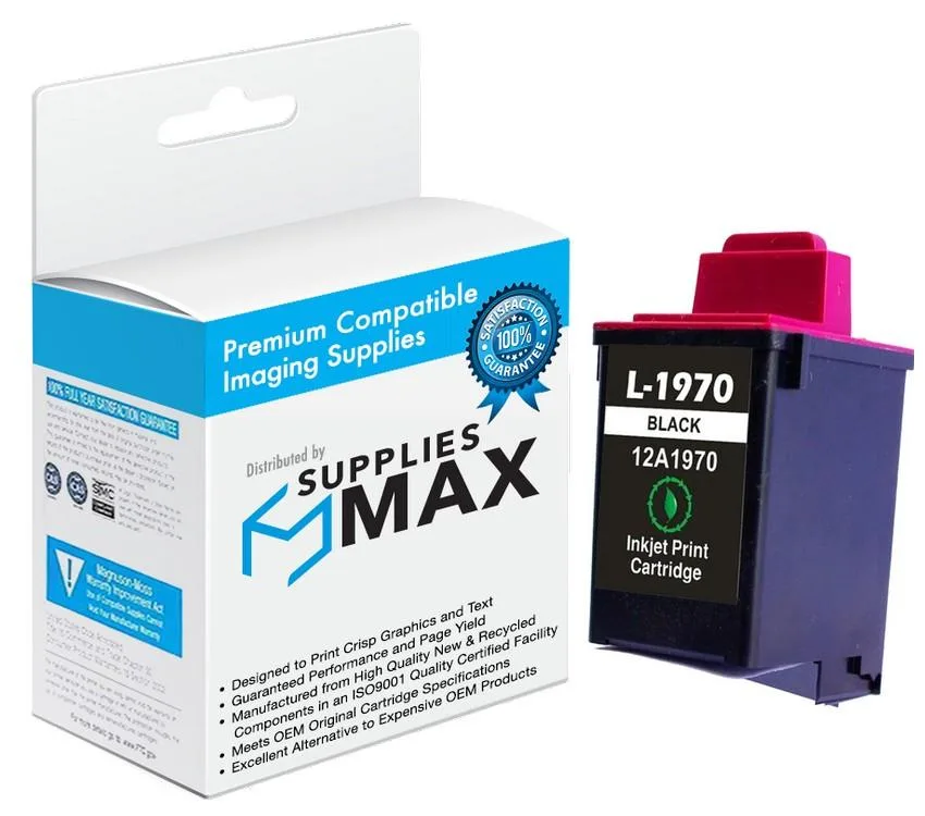 SuppliesMax SuppliesMax INK-M50 Black Inkjet Cartridge 600 Pages — product photo