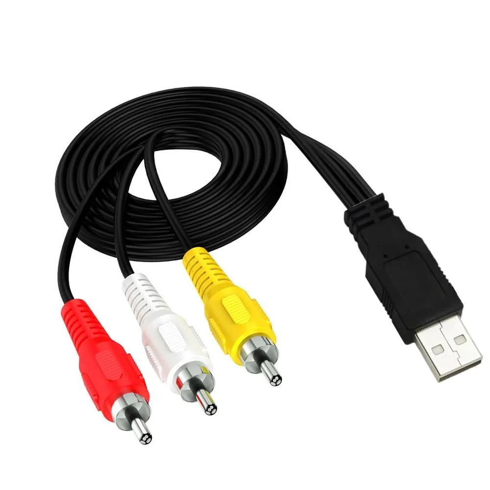 TeKit TeKit USB Male to 3 RCA Male 1.5m Composite Cable — product photo