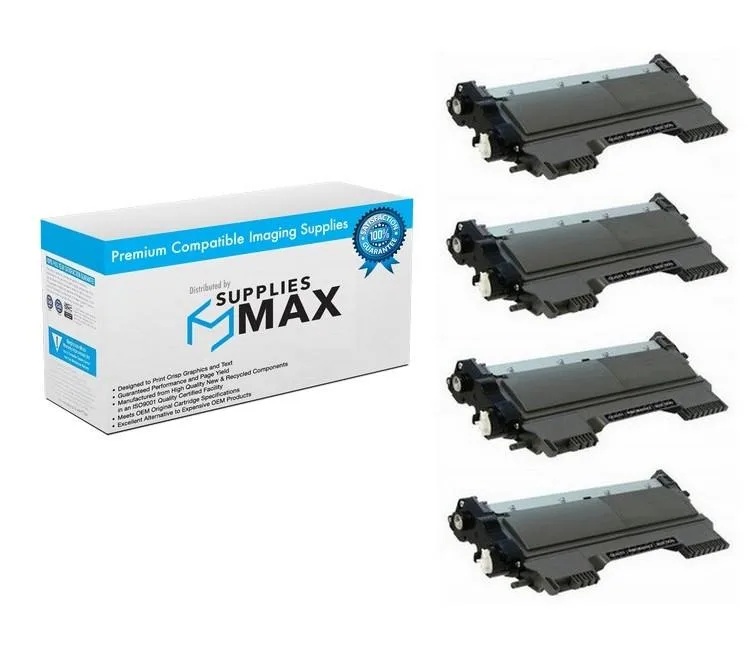 SuppliesMax SuppliesMax Compatible Black Toner Cartridge 4-Pack 5200 Pages TN-450J_4PK — product photo
