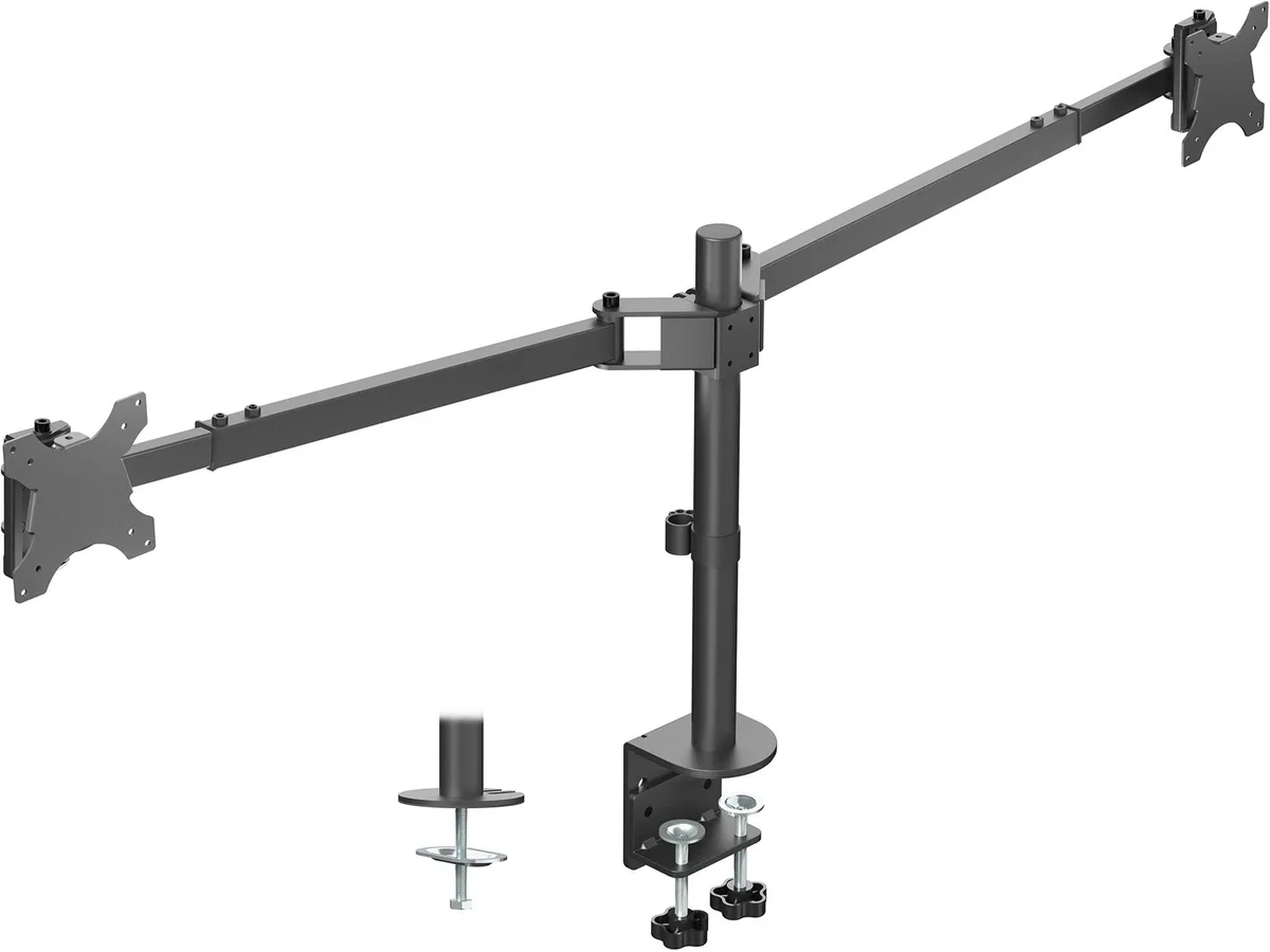 VIVO VIVO Telescoping Dual Ultrawide 40-45" Desk Mount Stand — product photo