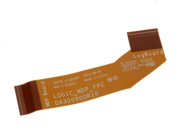 Flat beige ribbon cable with multiple connectors for Dell Latitude 7350 keyboard dock