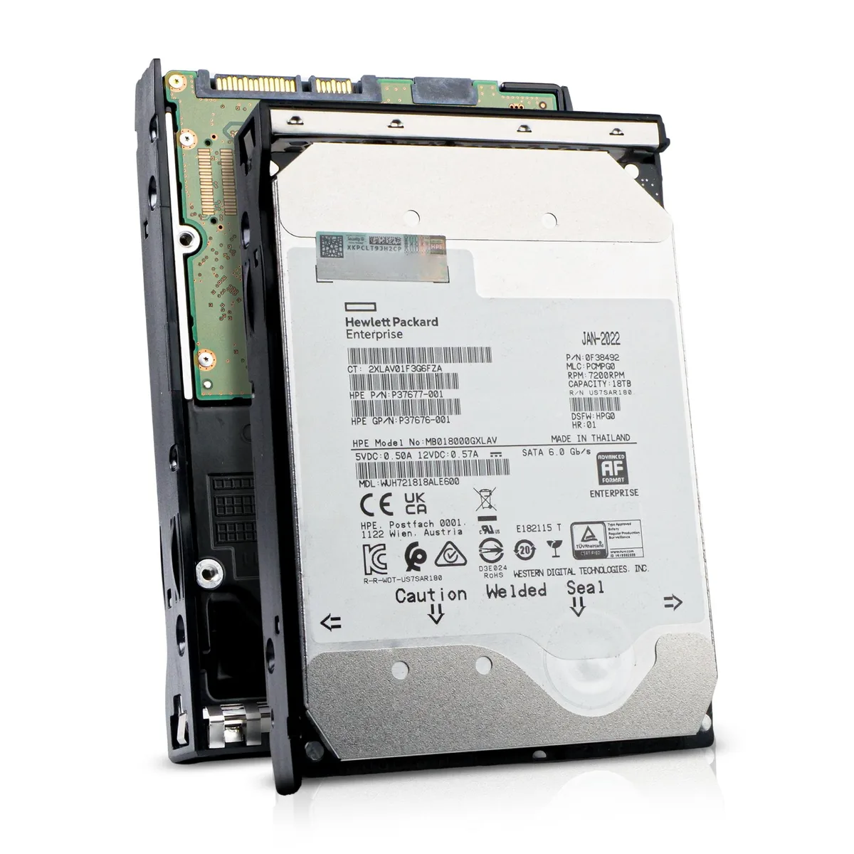 Western Digital Western Digital P37677-001 18TB 7200 RPM SATA 3.5" internal hard drive — product photo