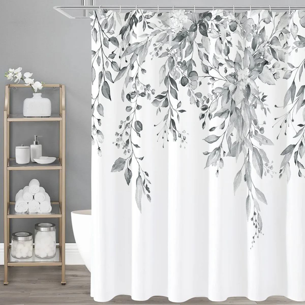  GB-988983-Grey-72-72 shower curtain 72x72in — product photo