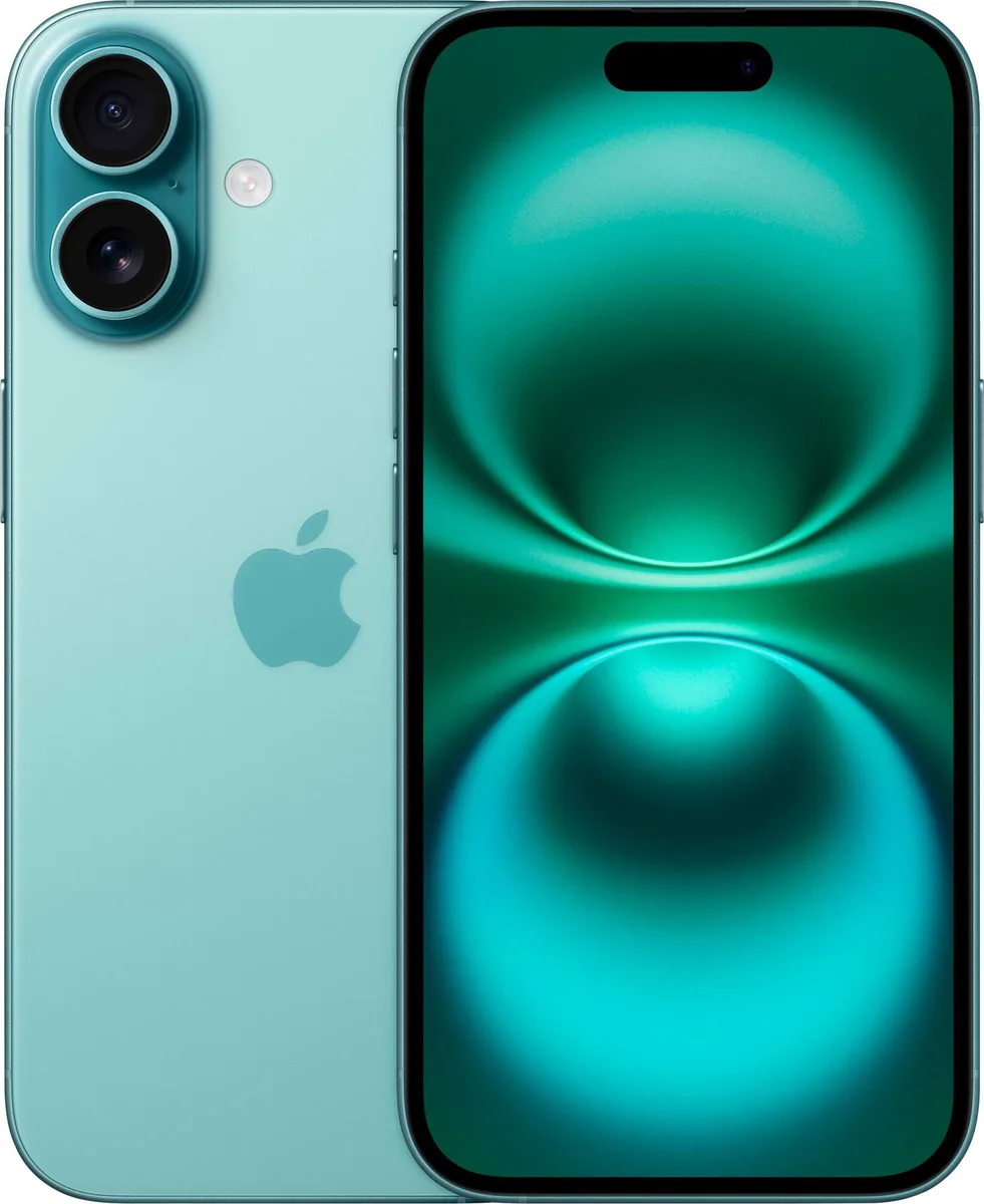 Apple Apple iPhone 16 512GB Teal PAB100973 cell phones - unlocked — product photo