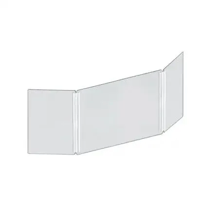 Azar Displays Azar Displays 176190-100 Tri-Fold Acrylic Shield — product photo