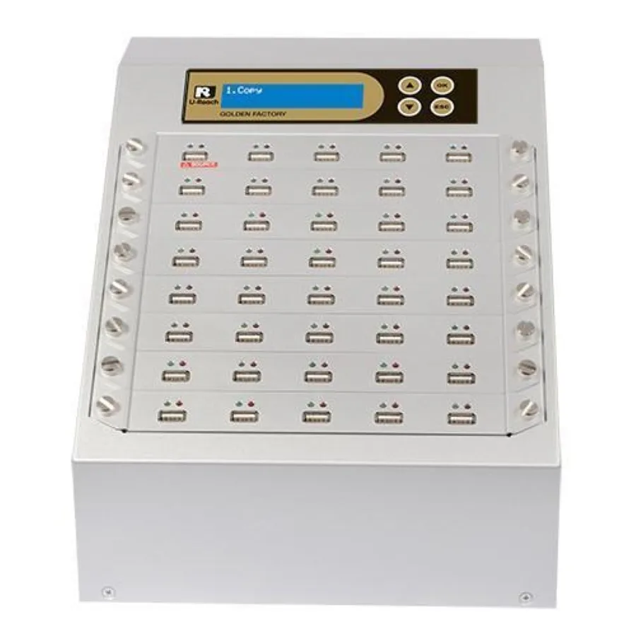 U-Reach, Inc. U-Reach, Inc. 1:39 USB Duplicator 2GB/min 33MB/s Intelligent 9 Golden Series UB940G — product photo